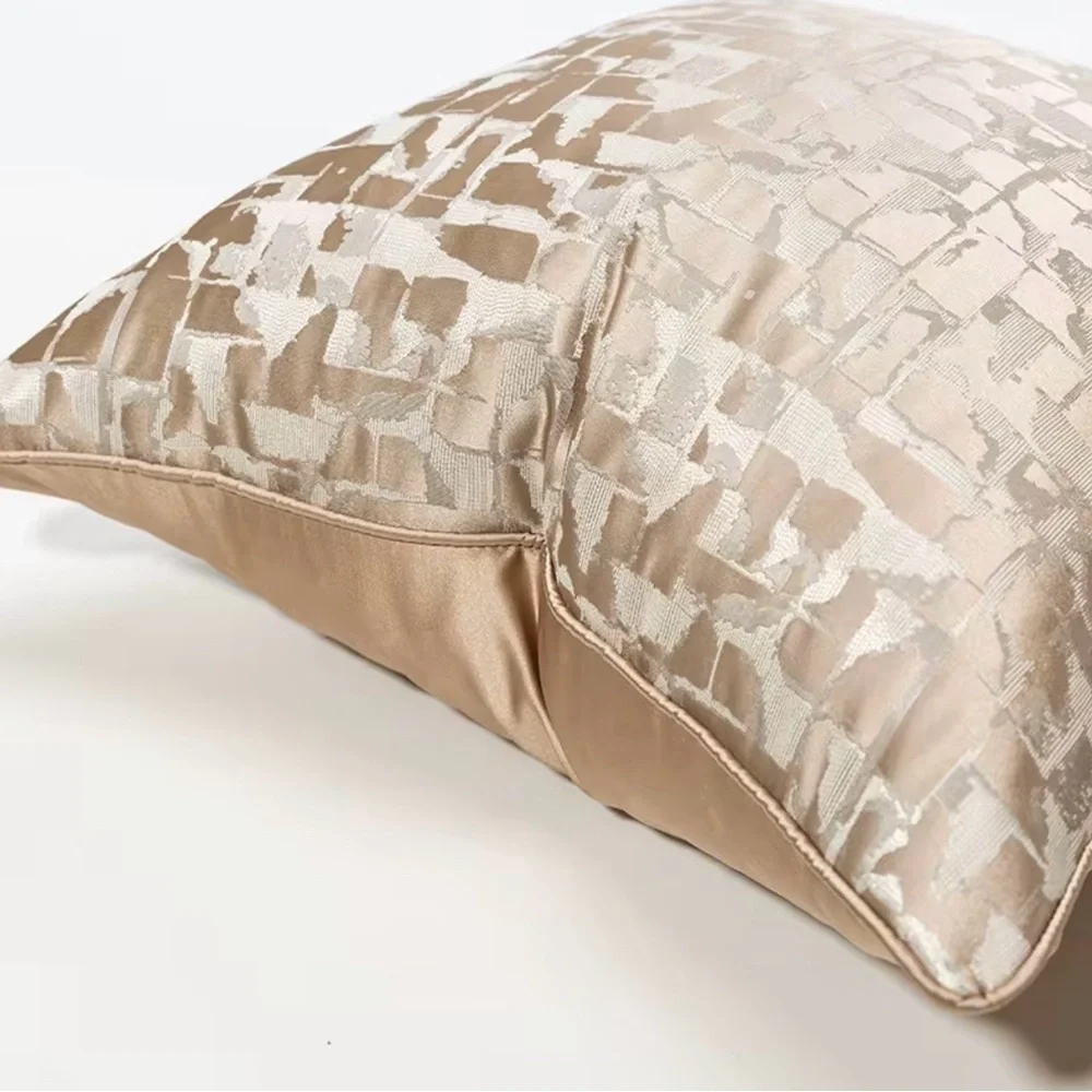 Modern Geometric Patterned Throw Pillow Covers Set of Two 20” x 20”